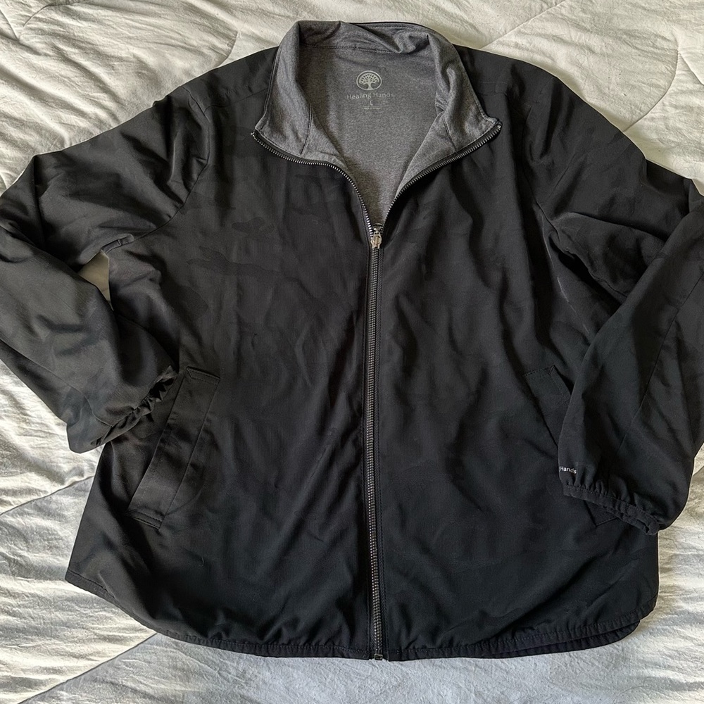 Healing hands scrub jacket excellent condition